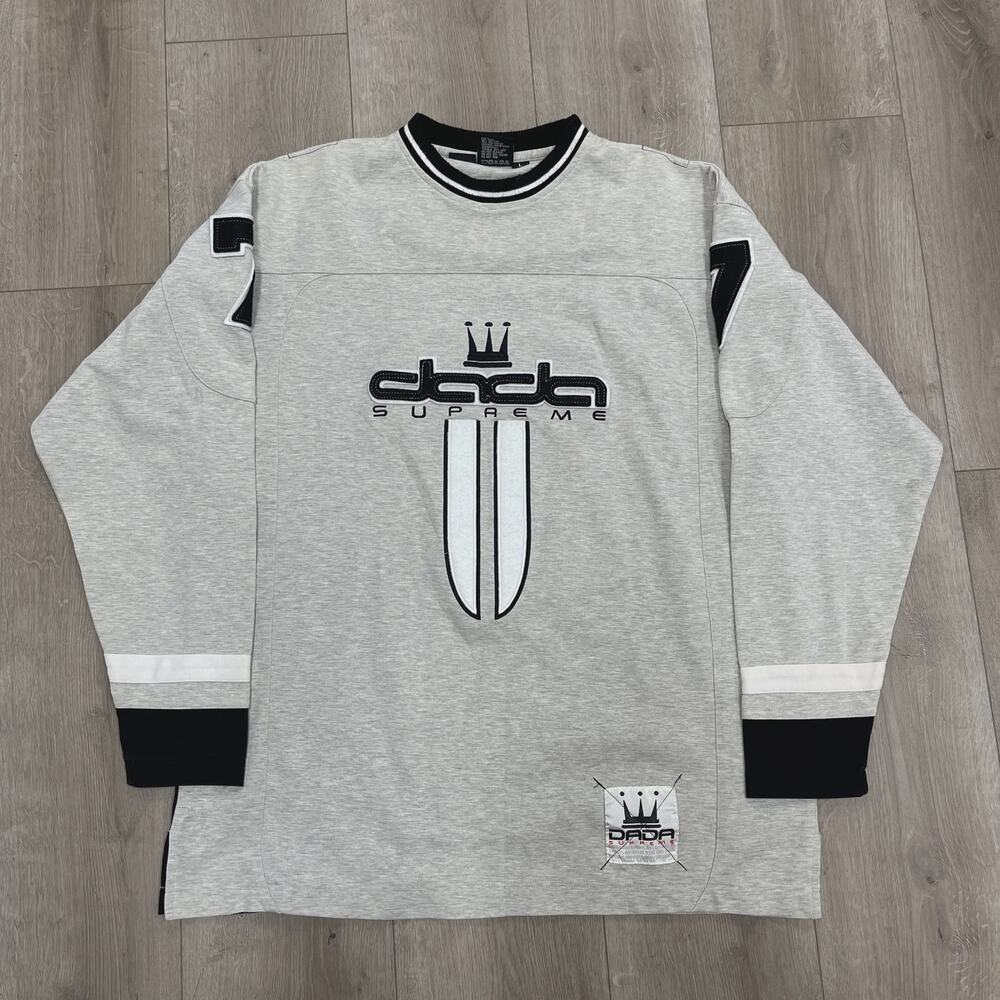 Vintage Dada Supreme long-sleeve jersey Shirt Top size Large L SF